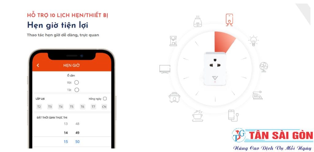 Ổ Cắm điện thông minh chống giật Smart Plug Ổ Cắm điện thông minh chống giật Smart Plug